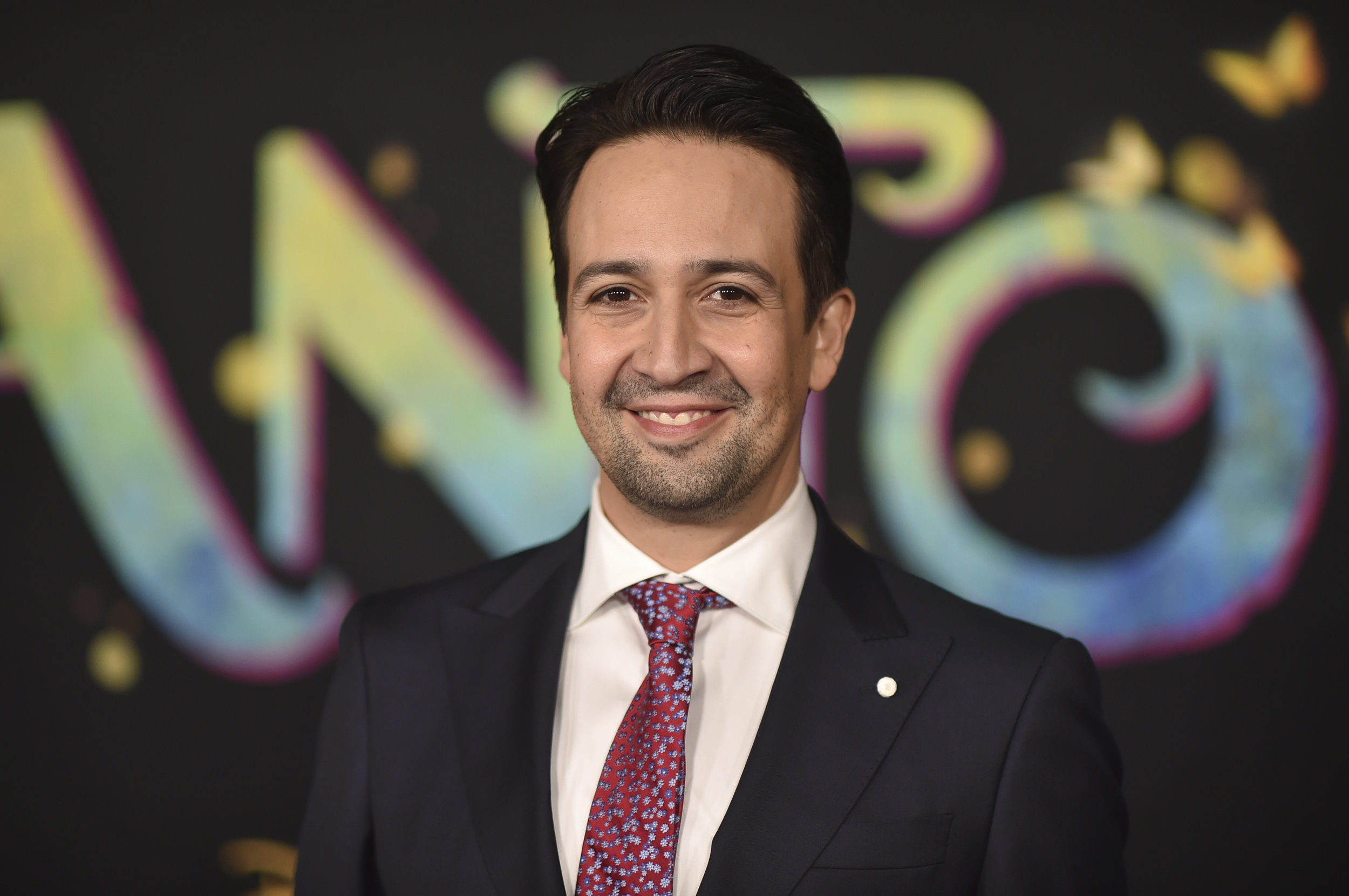 Lin-Manuel Miranda arrives at the premiere of "Encanto" on Wednesday, Nov. 3, 2021, at the El Capitan Theatre in Los Angeles. Miranda composed the songs for the film.  