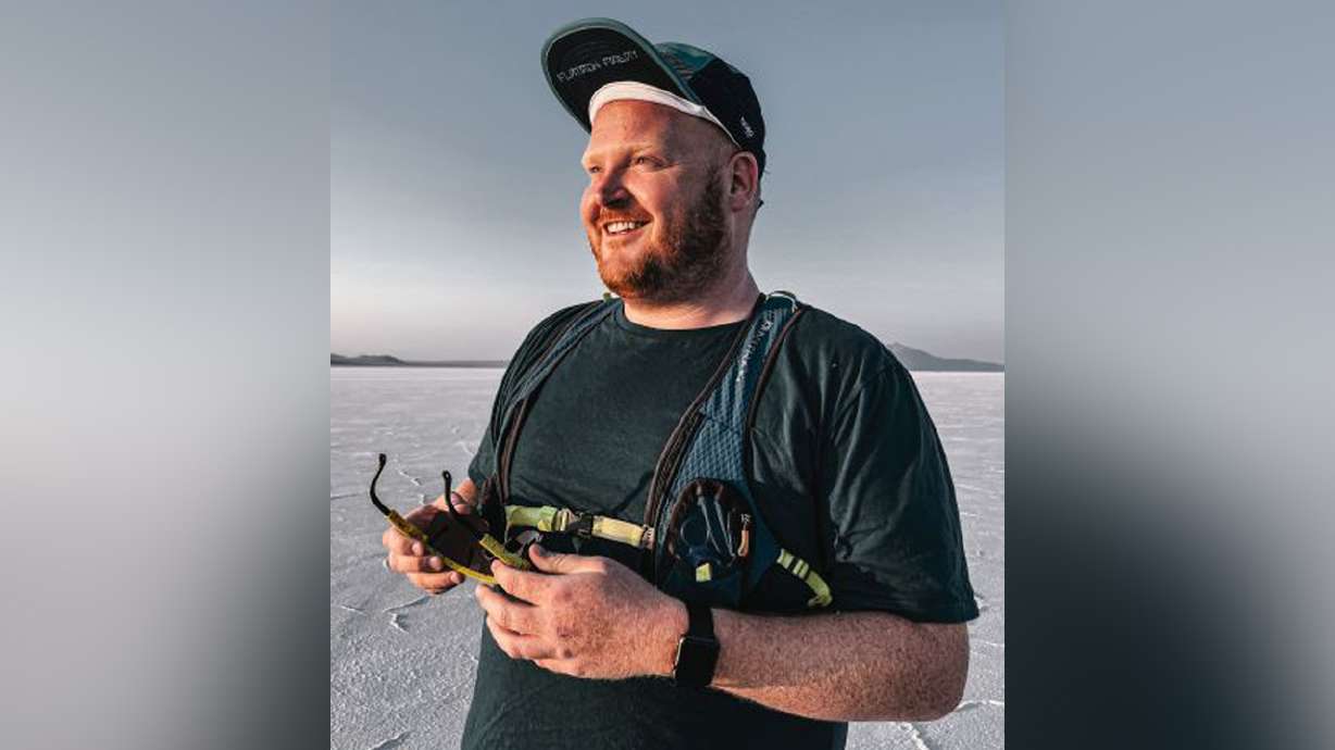 Jeffrey Binney poses for a picture in the great outdoors.