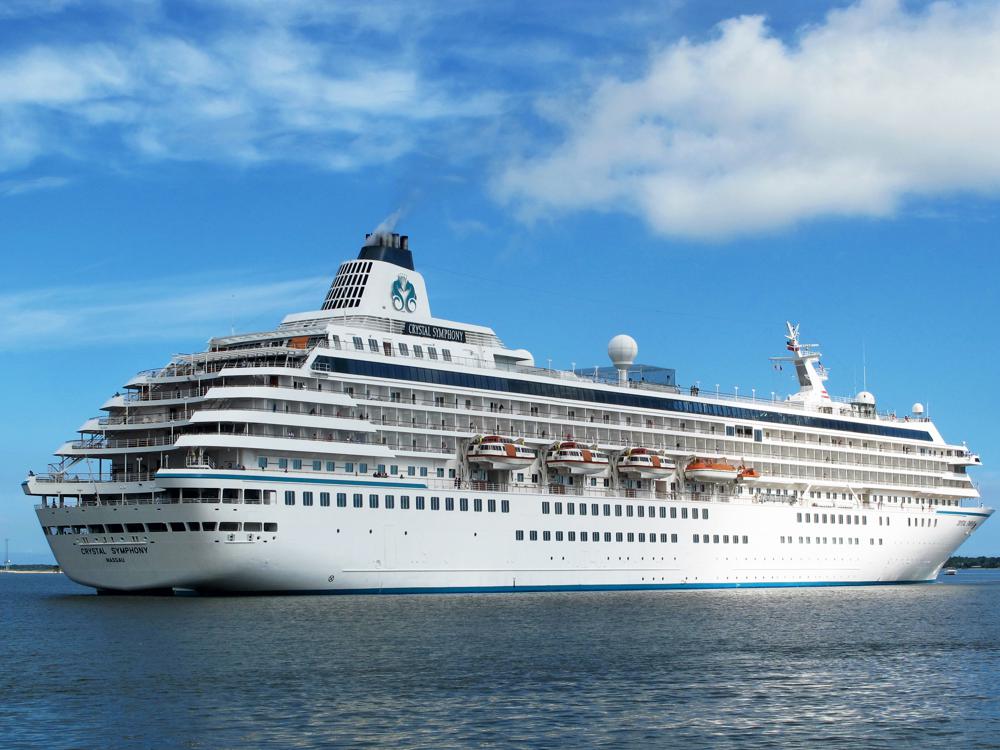 The cruise liner Crystal Symphony was scheduled to arrive in Miami on Saturday. The ship, with hundreds of passengers aboard, was diverted to the Bahamas after a U.S. judge granted an order to seize the vessel as part of a lawsuit over unpaid fuel.