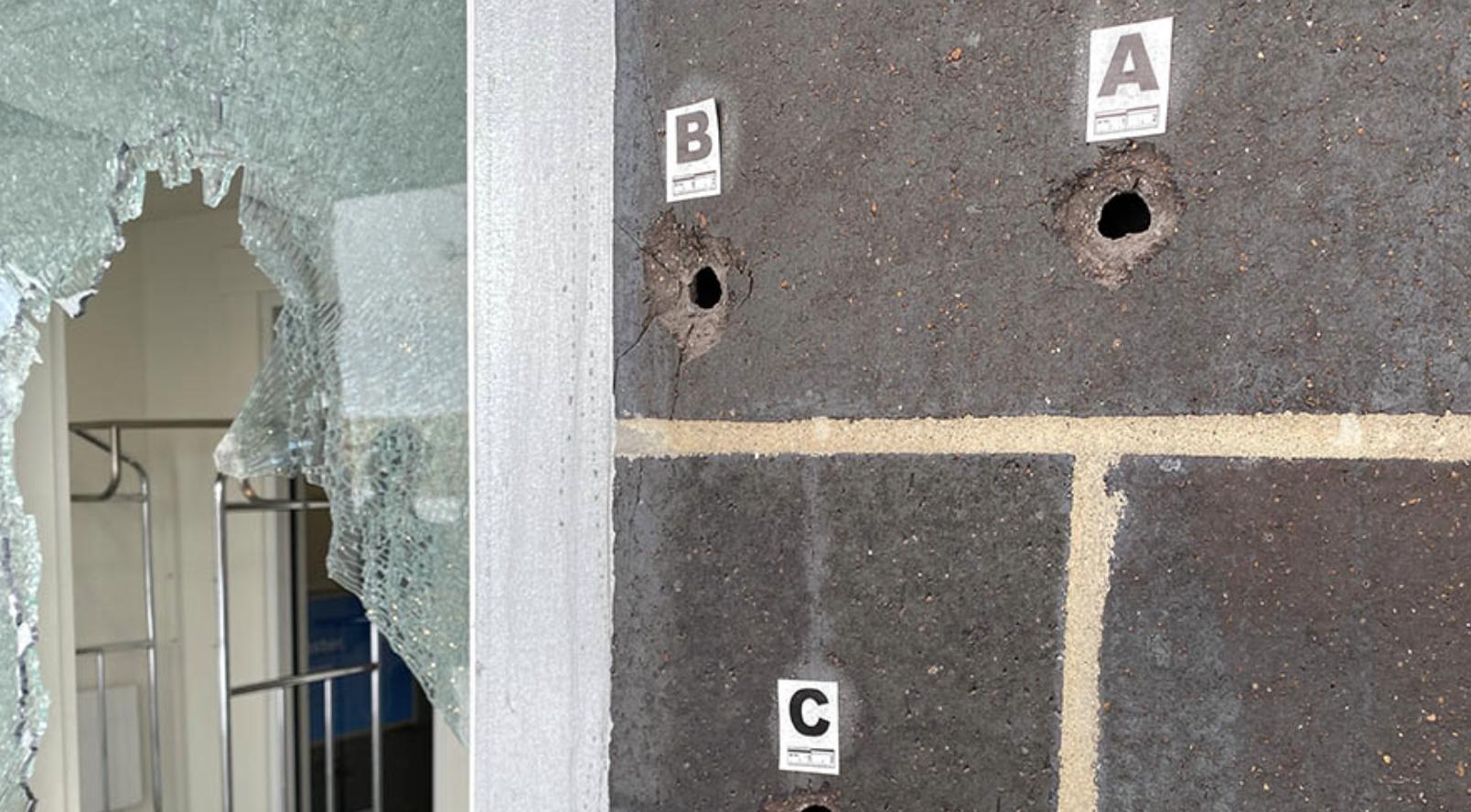 Photos from the scene of a shooting at the Motel 6 in Rexburg, Idaho.