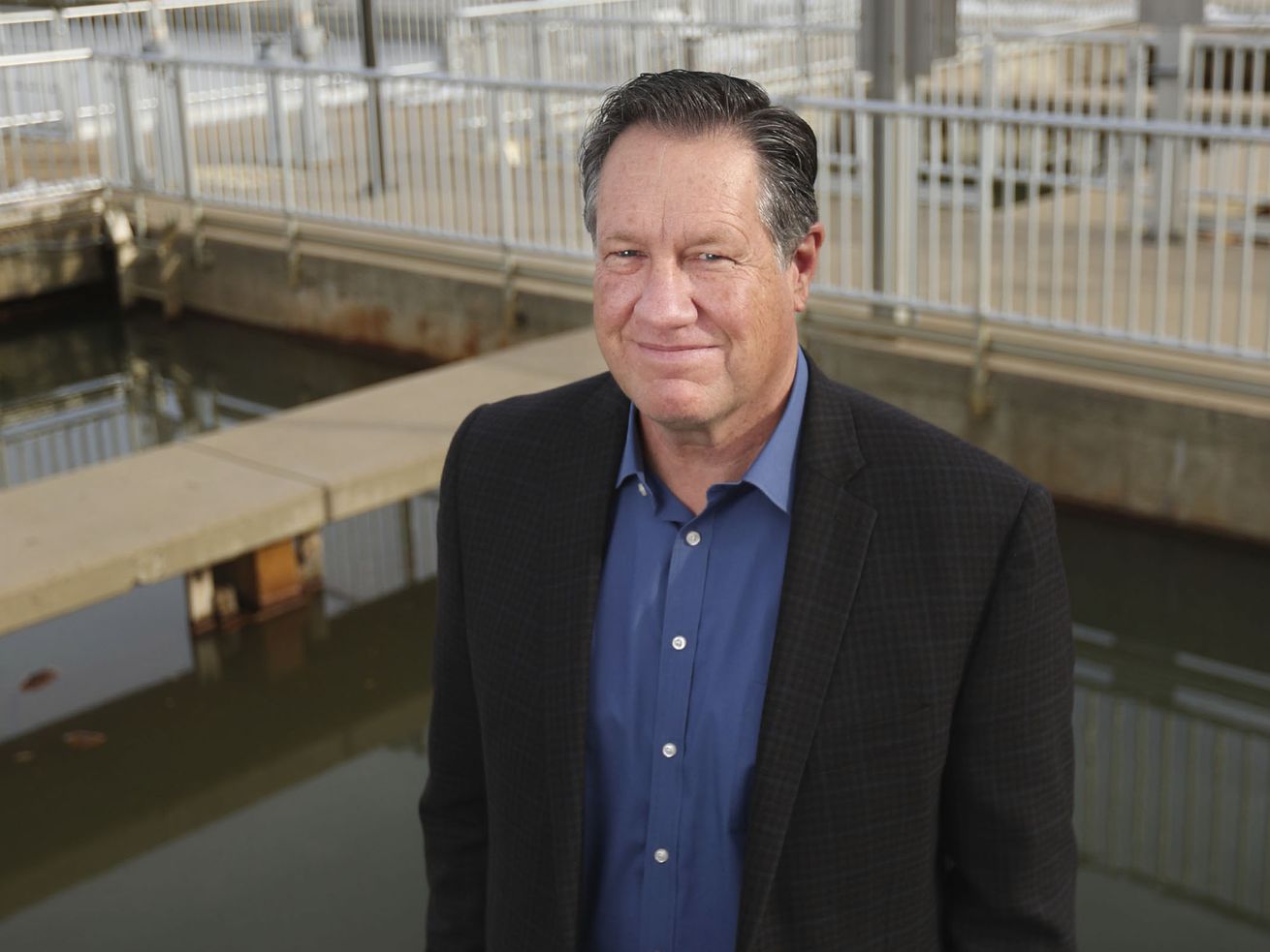 Tage Flint is photographed at the Weber Basin Water Conservancy District in Layton on Thursday, Jan. 13. Flint is retiring as general manager of the conservancy district after 30 plus years of employment.