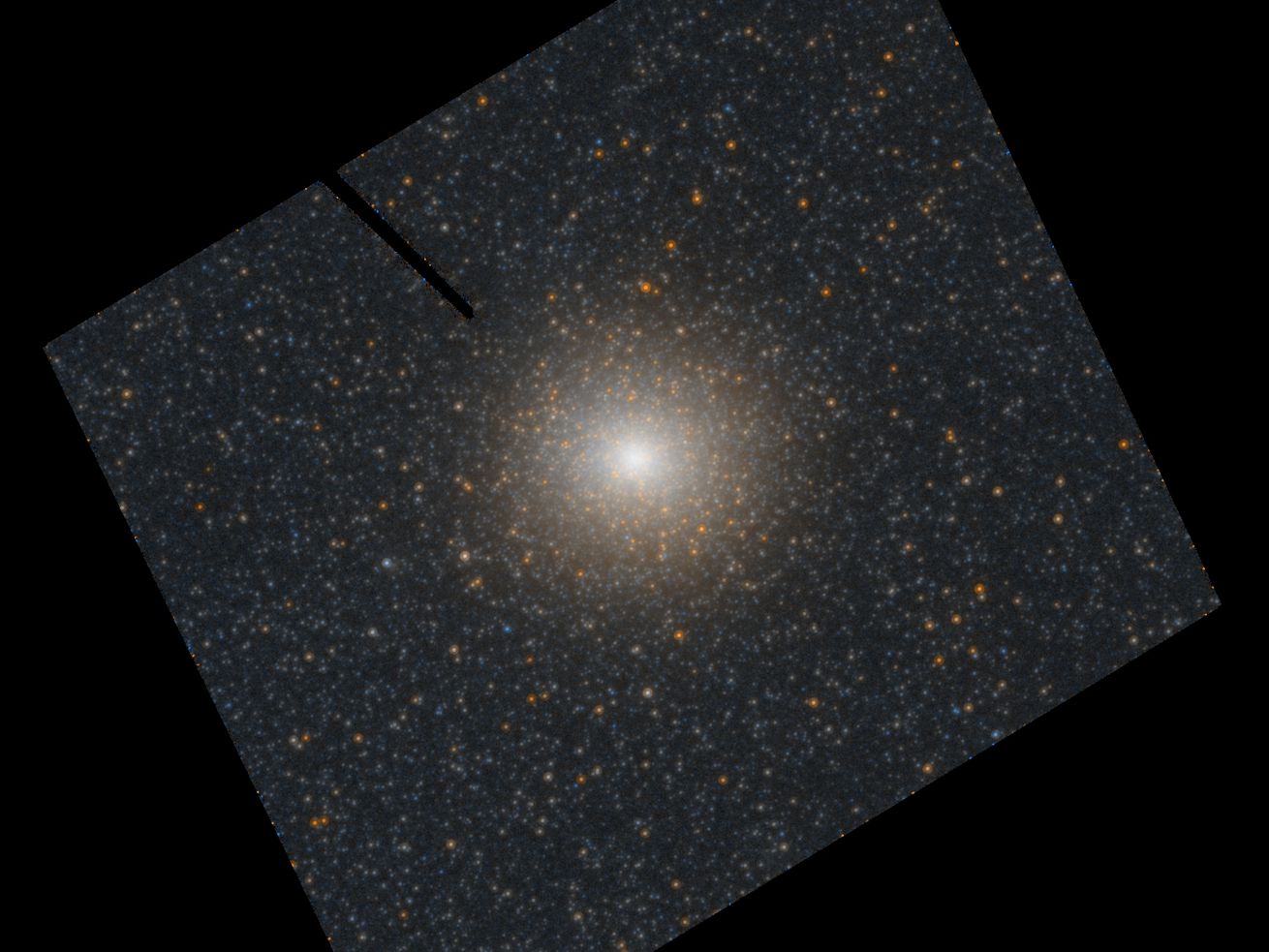 The intermediate mass black hole B023-G078 glows on an
arm in Andromeda 2.5 million light years away as seen in this
Hubble Space Telescope image captured by Anil Sethand Renuka
Pechetti.