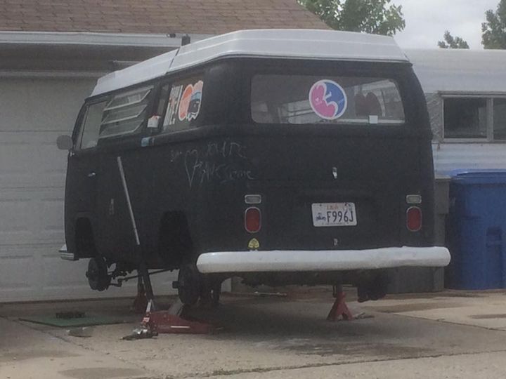 Since the second engine rebuild, Jonathan Sherman says his 1969 VW Chalk Bus has been one of the most reliable vehicles he's owned. Sherman, who lives in American Fork, made the bus into an interactive mobile art project after his 12-year-old daughter drew on the black-primered VW several years ago.