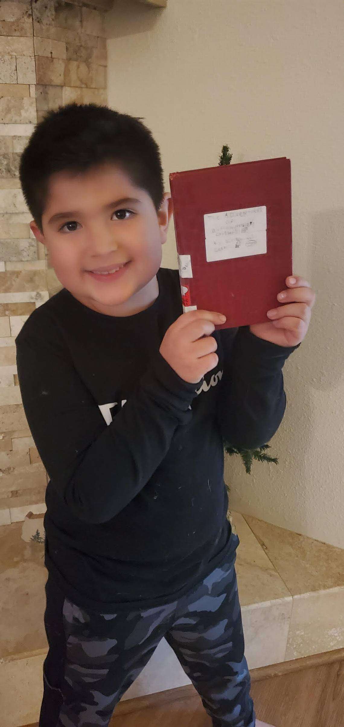 Eight-year-old Dillon Helbig wrote and illustrated an 81-page book which now has a waiting list of over 60 people at the Ada Community Library.