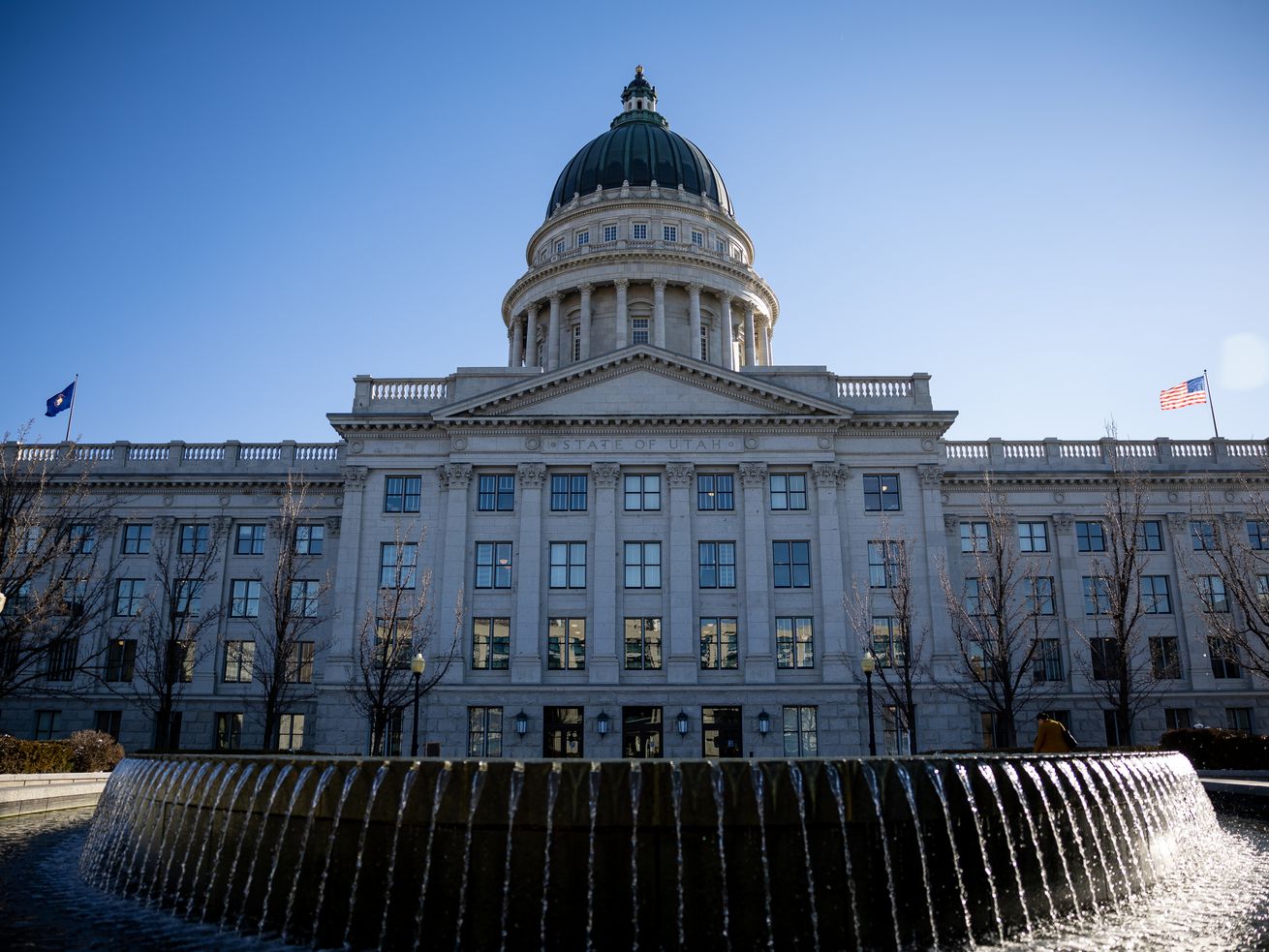 The Capitol in Salt Lake City is pictured during the 2022 legislative session on Thursday. Utah lawmakers
are positioned to approve a nearly $200 million tax cut this year, adding to the $160 million across-the-board income tax rate cut that’s already been approved by the Utah Senate.