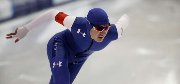 KSL at the Games: Park City speed skater catches eyes for 8th-place finish, pink backpack