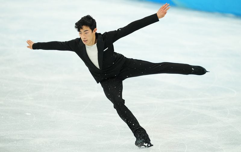 Nathan Chen smashes world record to take lead in Olympic men's short ...
