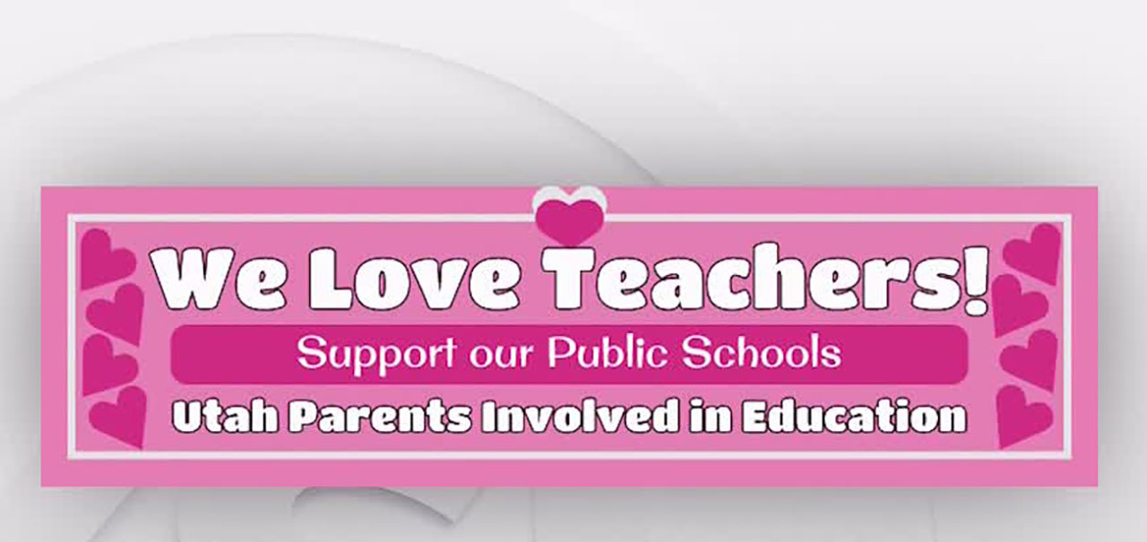 Billboards sending extra love to Utah teachers on Valentine's Day