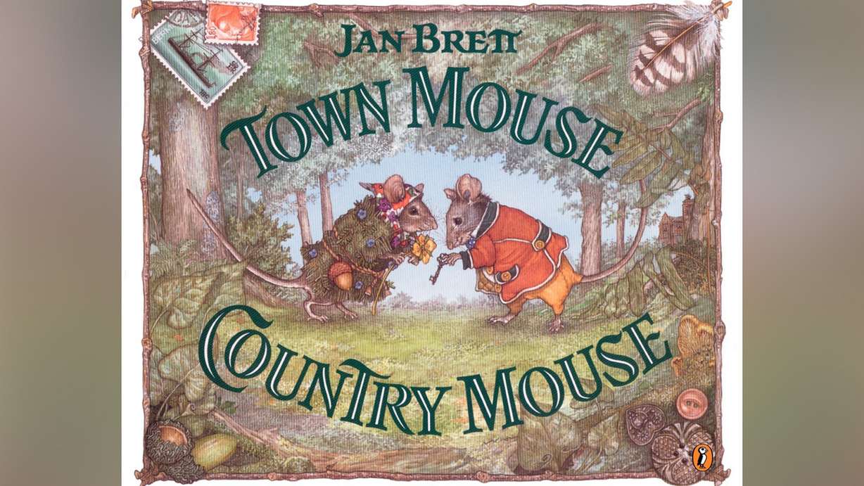 "Town Mouse Country Mouse" by Jan Brett