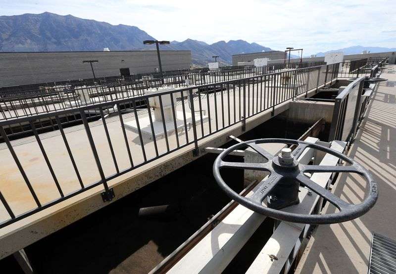 The Utah Valley Water Treatment Plant in Orem is
pictured on Oct. 1, 2015.