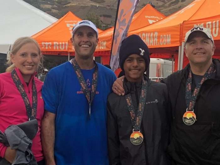 Brandon Rawlings of Eagle Mountain loves to run. He’s competed in more than 30 races and put down more than 2,000 miles last year alone despite having COVID-19 in the fall.