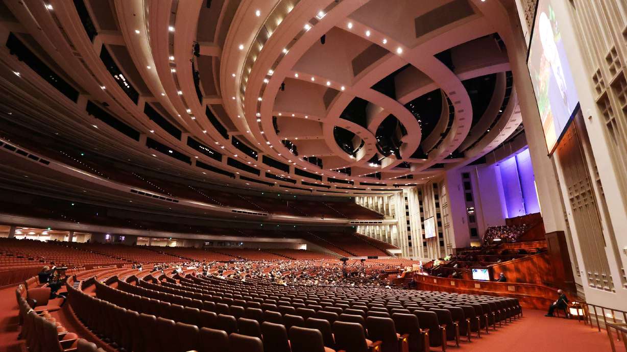 The Church of Jesus Christ of Latter-day Saints announced Friday that it will allow limited in-person attendance at its April sessions of general conference in the Conference Center. The church also announced that a session will be held for women on Saturday, April 2.