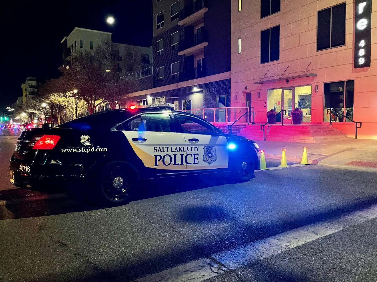 A 61-year-old man died after being struck by a vehicle near 415 E. 400 South early Saturday in what Salt Lake City police are calling a hit-and-run.

