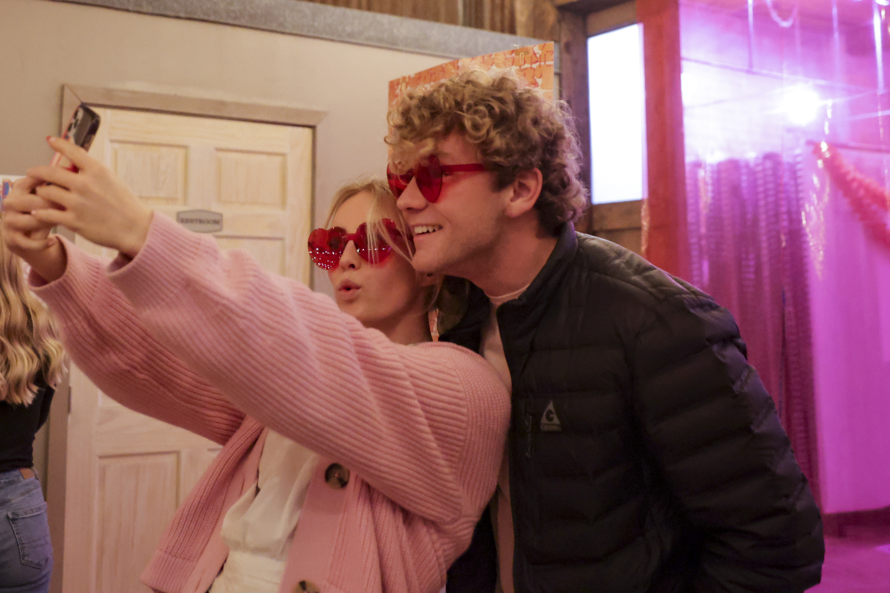 Asher Franks, left, and Arden Covey explore the Valentine’s Pop-up Museum in Provo on Saturday. The museum's creator is hoping to challenge traditional ideas about Valentine's Day and rebrand the holiday to one that focuses on love, but not romance.