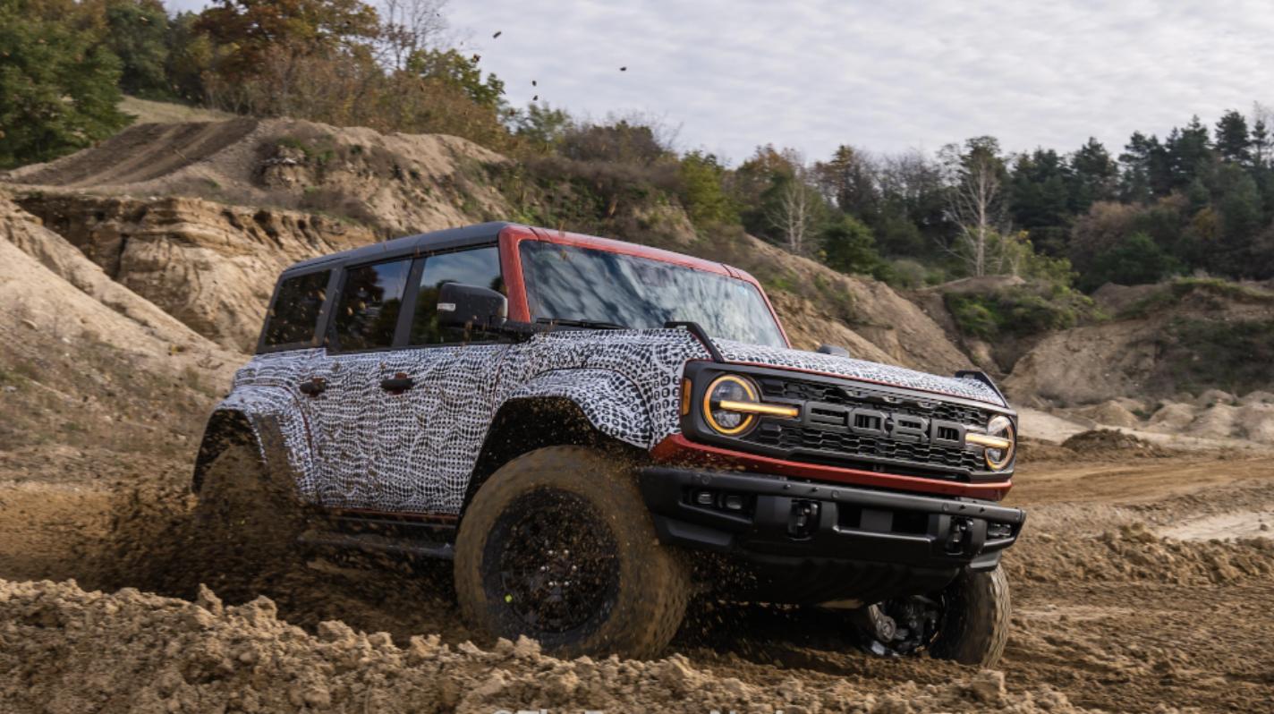 A sneak peek at the new Bronco Raptor coming this summer 