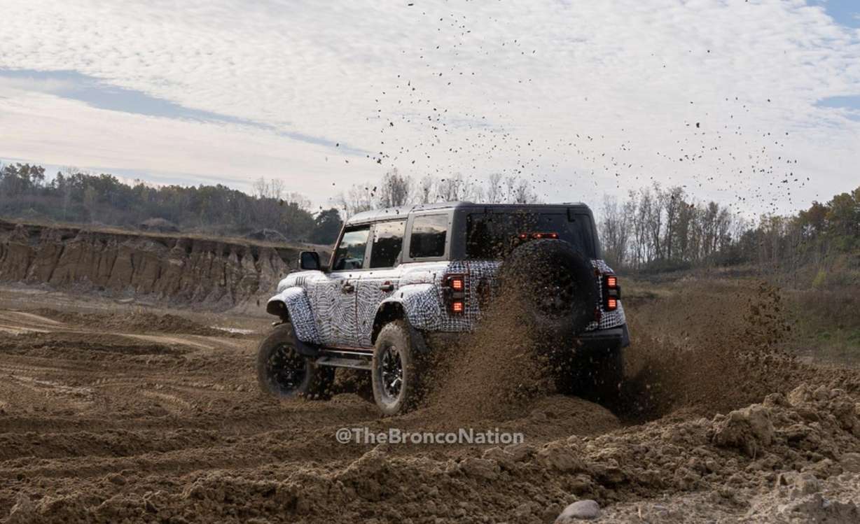 A sneak peek at the new Bronco Raptor coming this summer