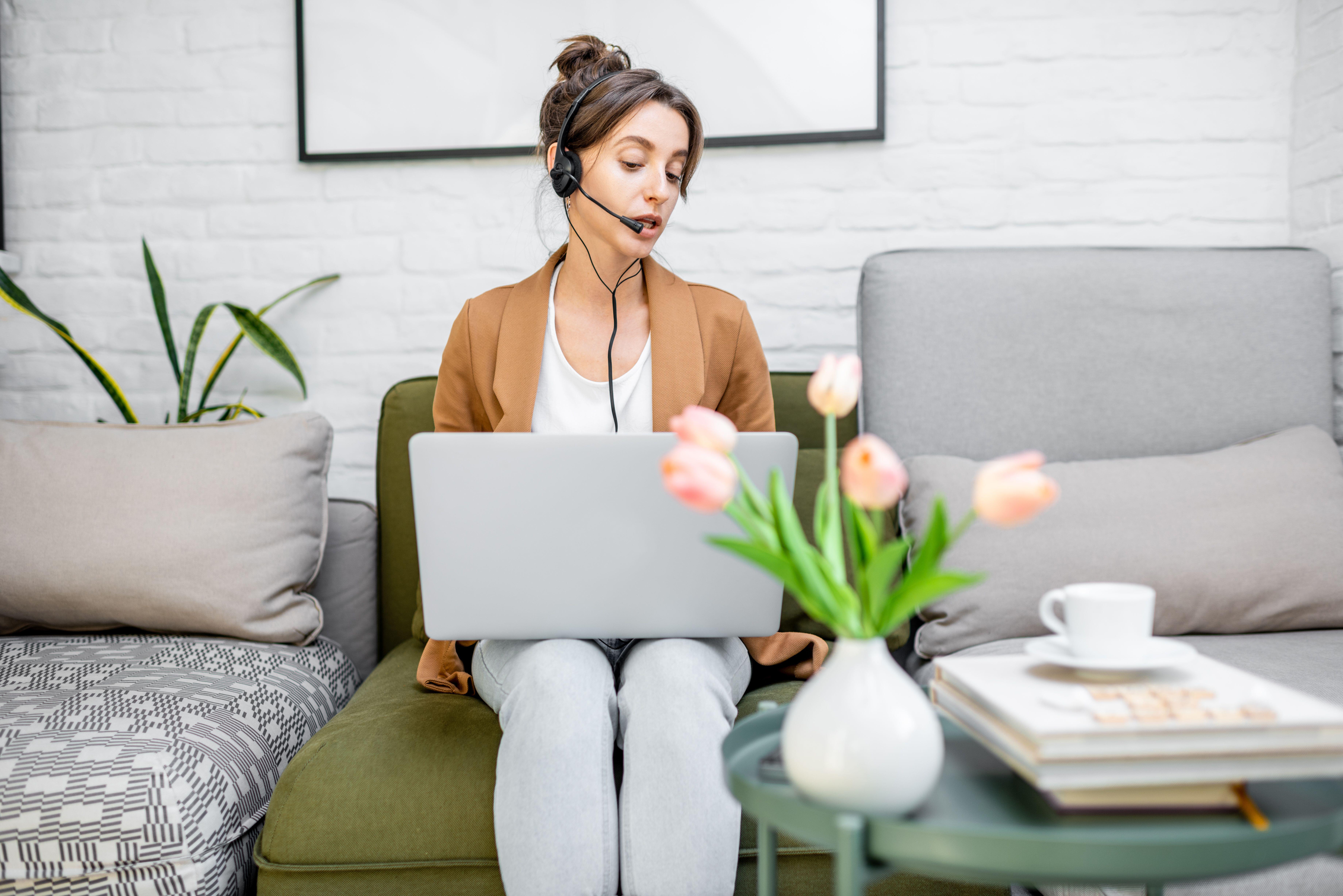 Among Americans with jobs that can be done remotely, 59% say they still are working from home much or all of the time, according to a new survey released Wednesday by the Pew Research Center.