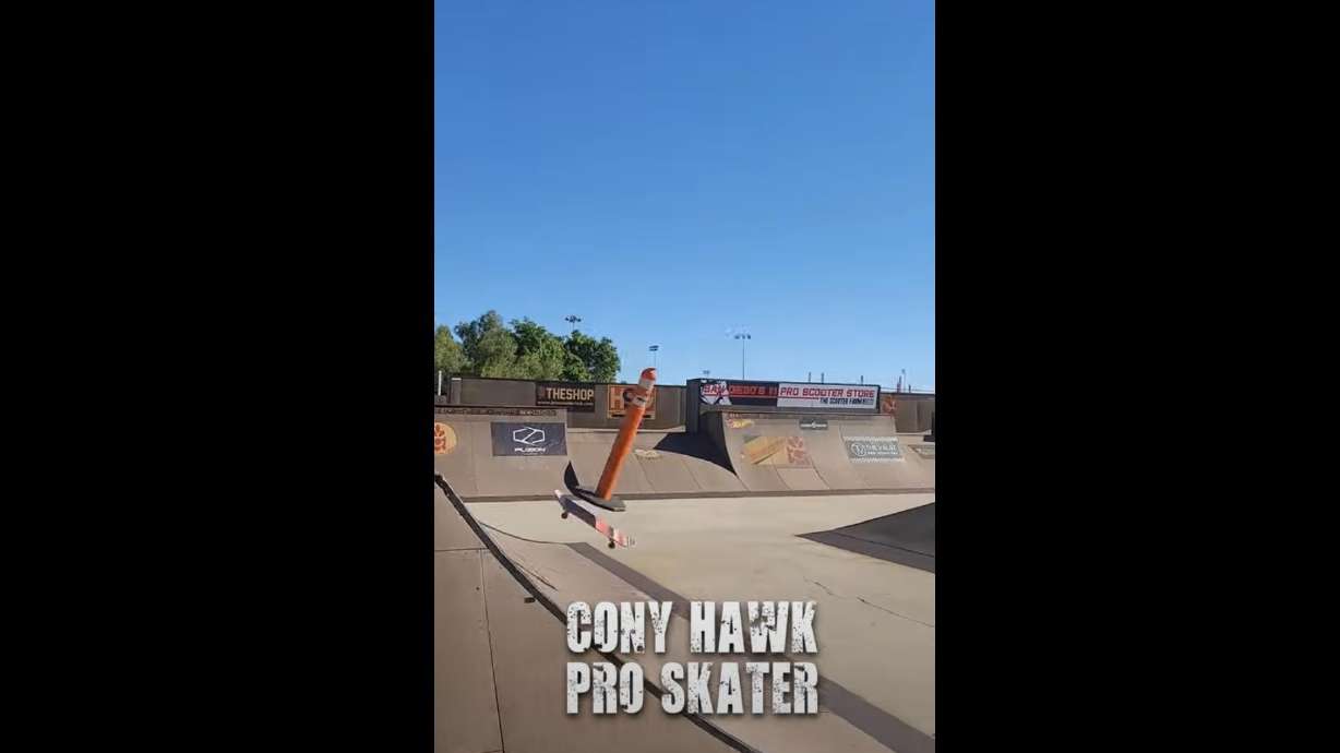 Cony Hawk is seen in a video posted to YouTube in May 2021.