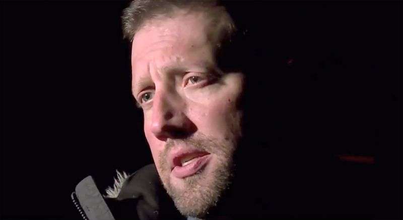 Josh Goldberg, a Jewish teacher at Park City High
School, speaks Friday, Feb. 11, with KSL-TV about the racist
hate speech and an antisemitic symbol drawn on the bottom of a
school desk in Goldberg’s classroom that one of his students
discovered.