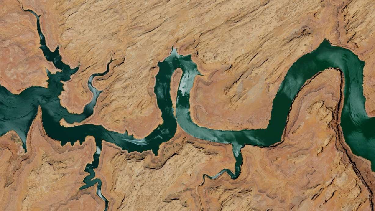 An undated image of the San Juan River as it meanders near Lake Powell. A proposed federal bill would extend programs for the Upper Colorado and San Juan River basins.