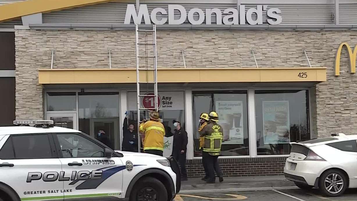 A Salt Lake man now faces criminal charges, including child abuse, after his 4-year-old son fired at police trying to arrest the man at a McDonald's restaurant in Midvale.