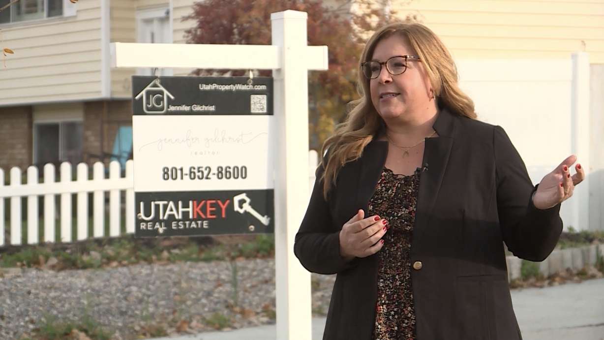 Realtor Jennifer Gilchrist explains to KSL’s Matt Gephardt that 60% of her clients are millennials – people born between 1981 and 1996.
