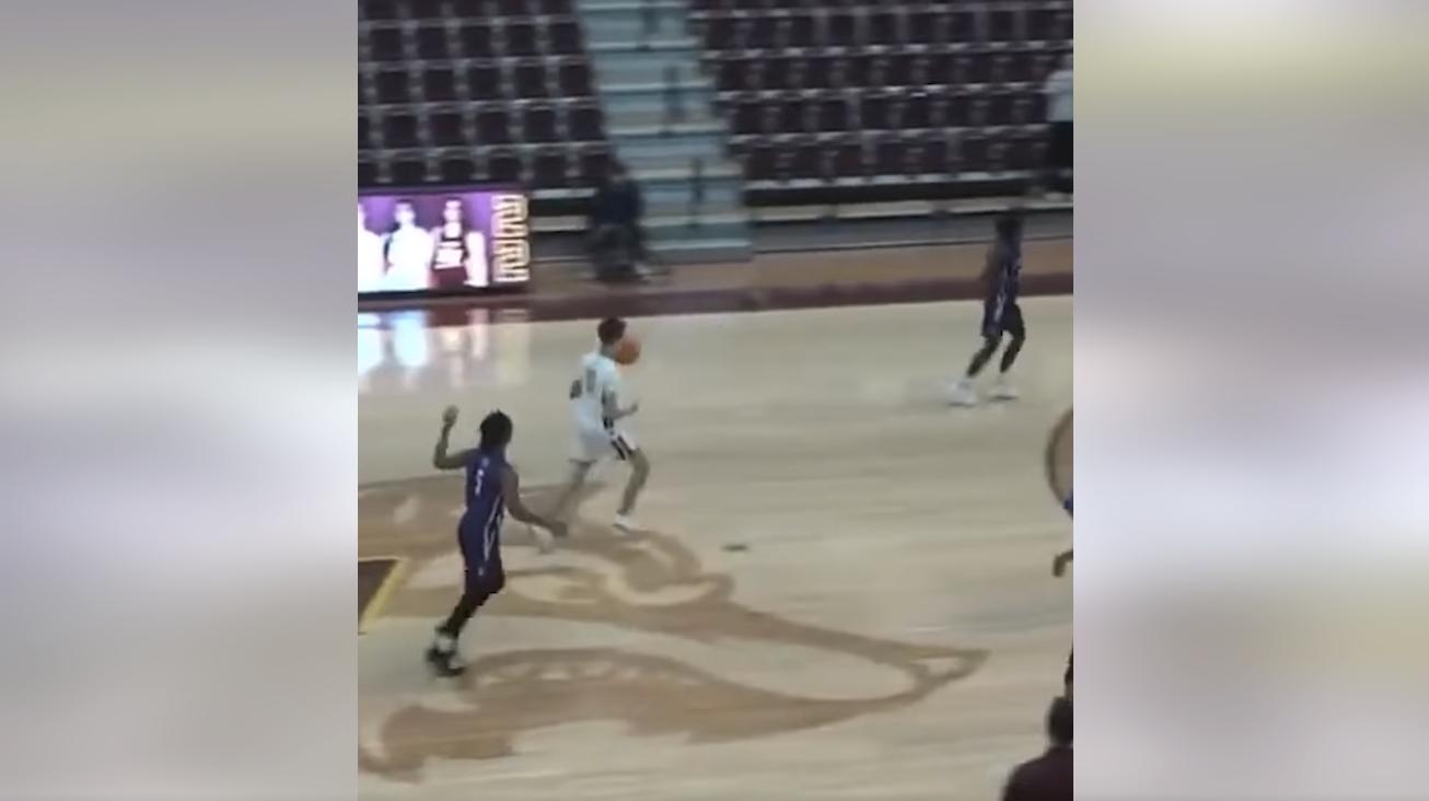 Lake Hamilton High School team manager Andy Tolleson got the chance to play on senior night.