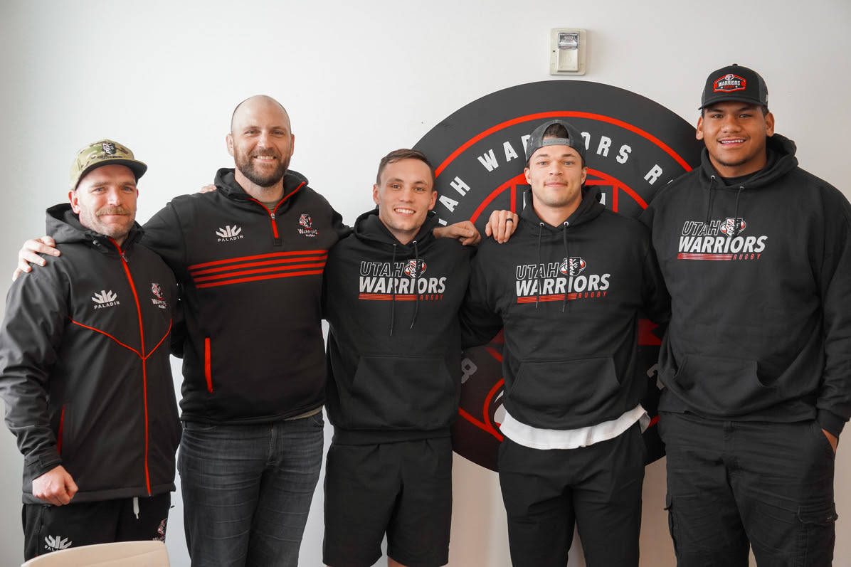 The Utah Warriors have partnered with college athletes Jaren Hall, Chaz Ah You, Kingsley Suamataia and Britain Covey in a first-of-its-kind Name, Image and Likeness deal for the duration of the 2022 Major League Rugby season, the team announced Monday, Feb. 28, 2022.