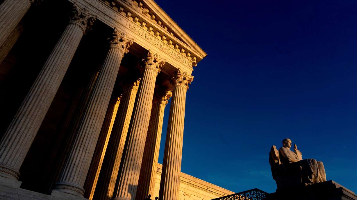 The U.S. Supreme Court is seen in Washington, on Feb. 21. On Friday, the court said the federal government could invoke the state secrets privilege to protect evidence it said could harm national security.