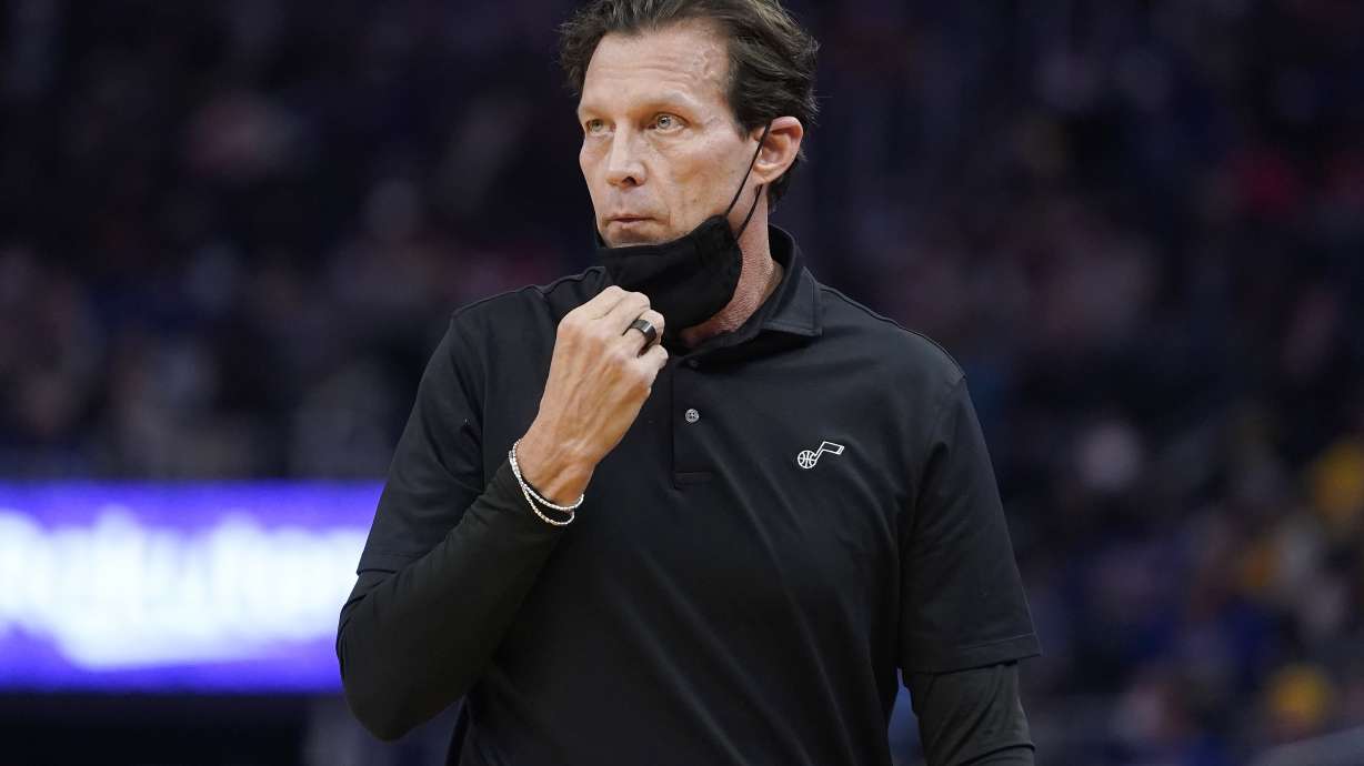 Utah Jazz head coach Quin Snyder spoke for 19 minutes on what he felt were unfair narratives before Utah's game against Memphis