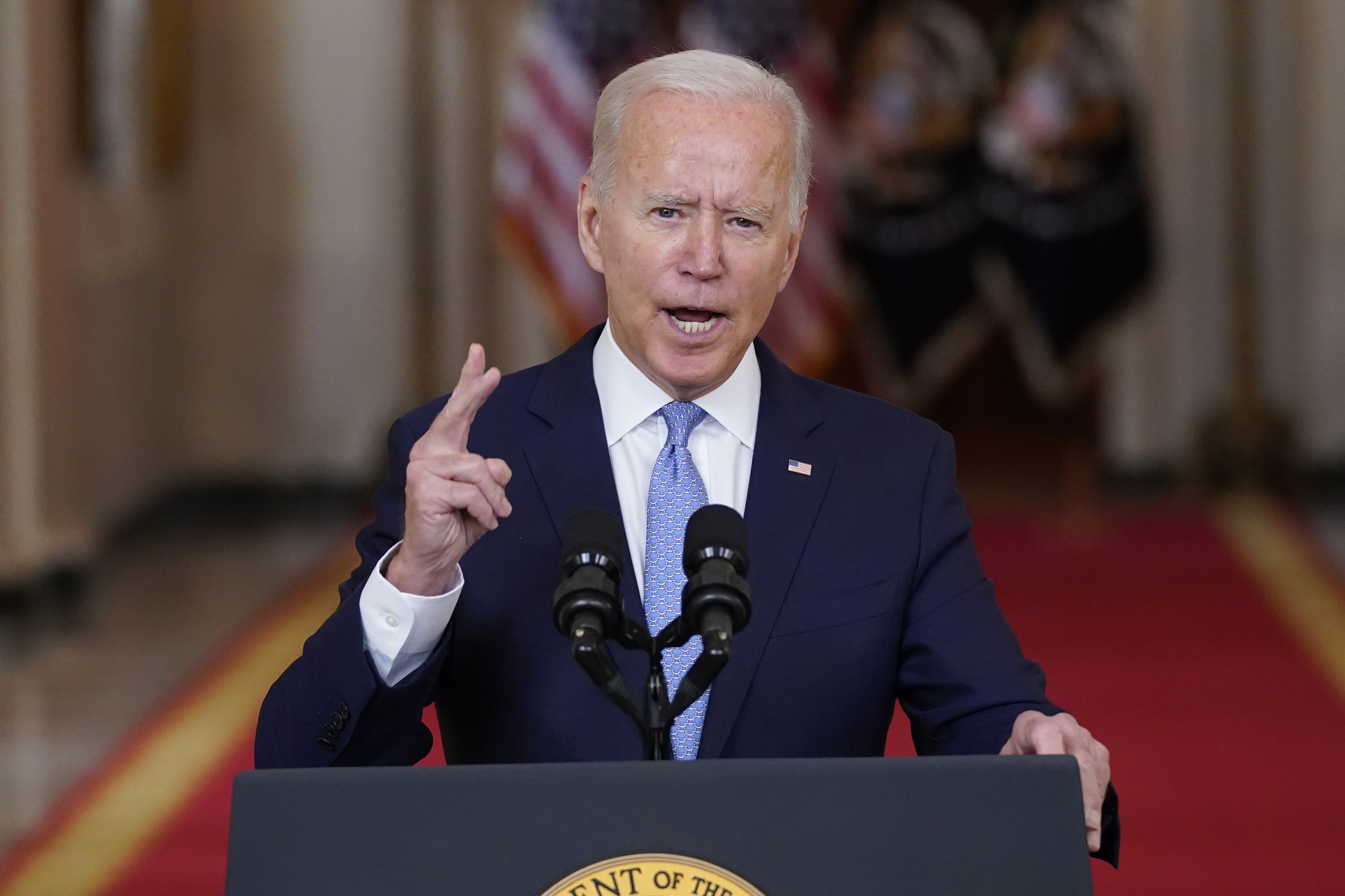President Joe Biden on Aug. 31, 2021, in Washington. After winding down 20 years of "endless" war in which the vast majority of Americans felt little impact on their daily lives, Biden now finds the U.S. mired in a conflict in Ukraine — albeit without any U.S. troops on the ground — that could prove to have more far-reaching effects on American lives than Iraq or Afghanistan ever did. 