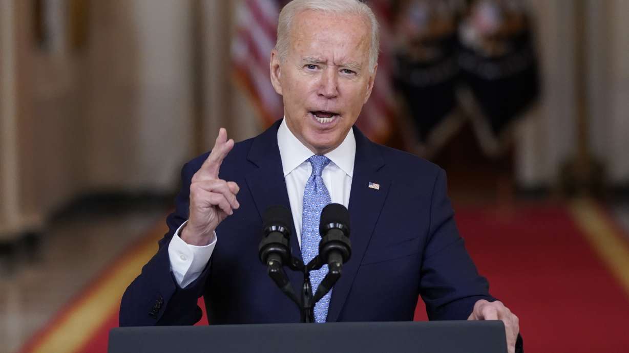 President Joe Biden on Aug. 31, 2021, in Washington. After winding down 20 years of "endless" war in which the vast majority of Americans felt little impact on their daily lives, Biden now finds the U.S. mired in a conflict in Ukraine — albeit without any U.S. troops on the ground — that could prove to have more far-reaching effects on American lives than Iraq or Afghanistan ever did.