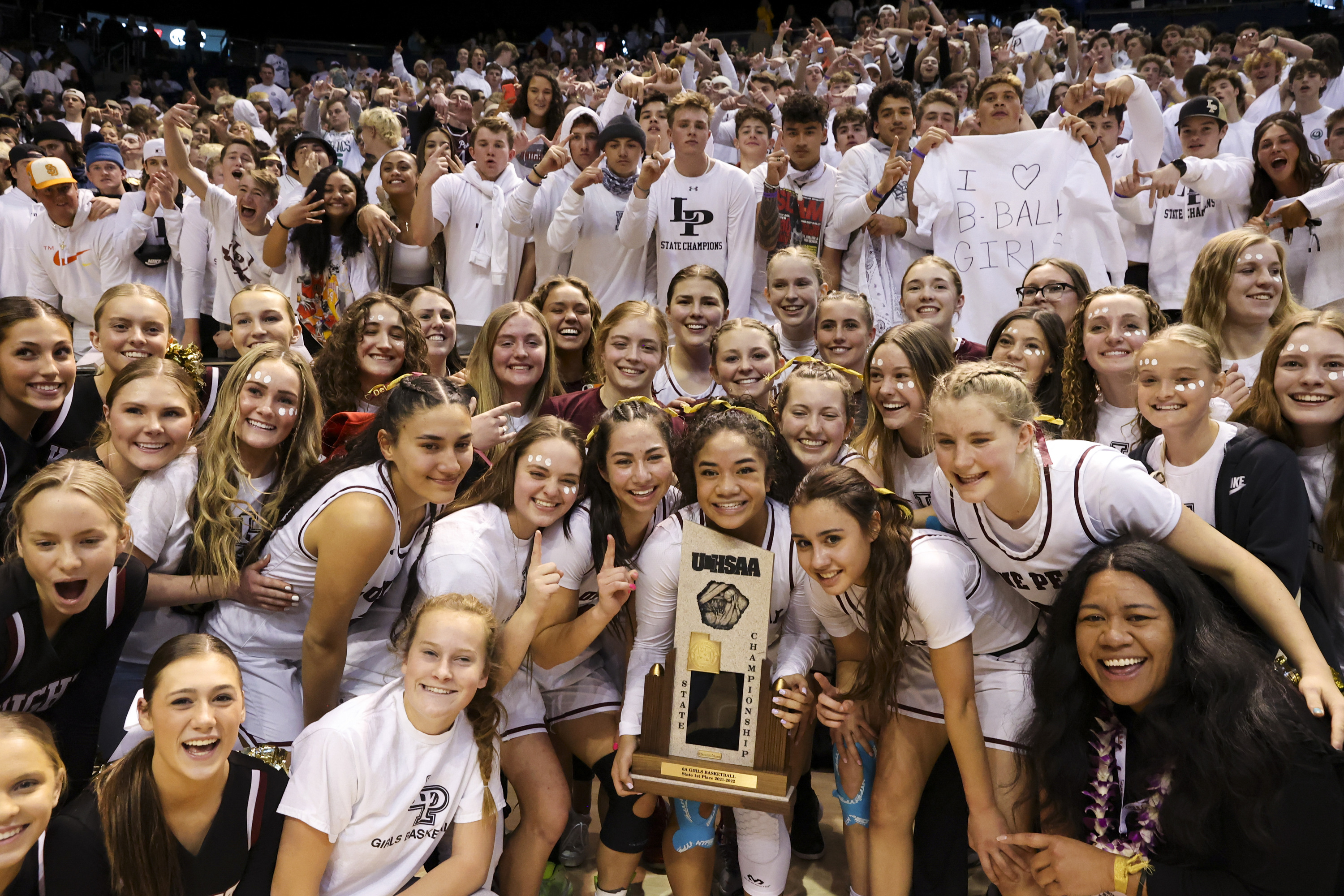Lone Peak girls complete perfect season, knock off Fremont in 2OT thriller for 6A title