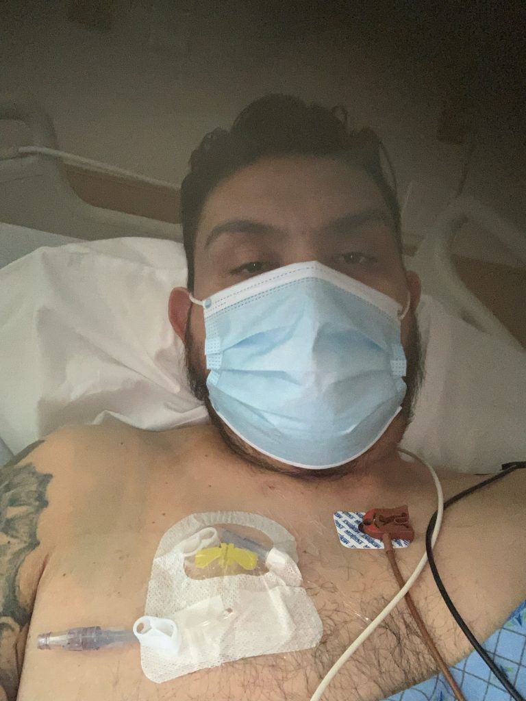 Jesus Moreno was diagnosed with colon cancer in October 2020. He went through six months of chemotherapy and three months of radiation before having surgery to remove part of his damaged colon.