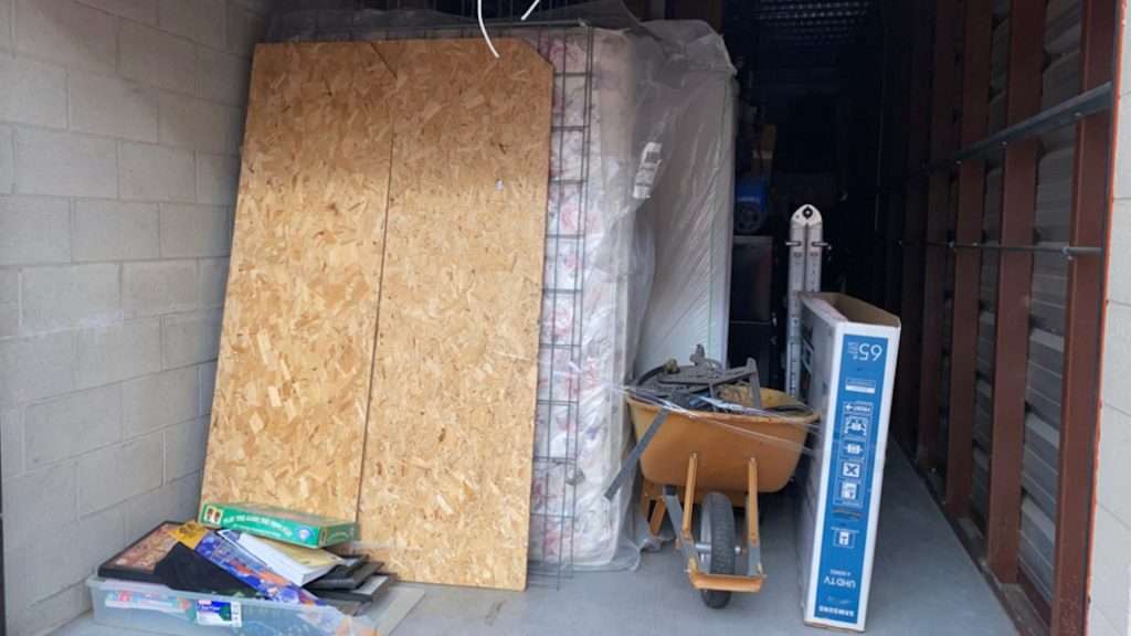 Tyler Breeding says his belongings were found stuffed inside a storage unit in Salt Lake City.