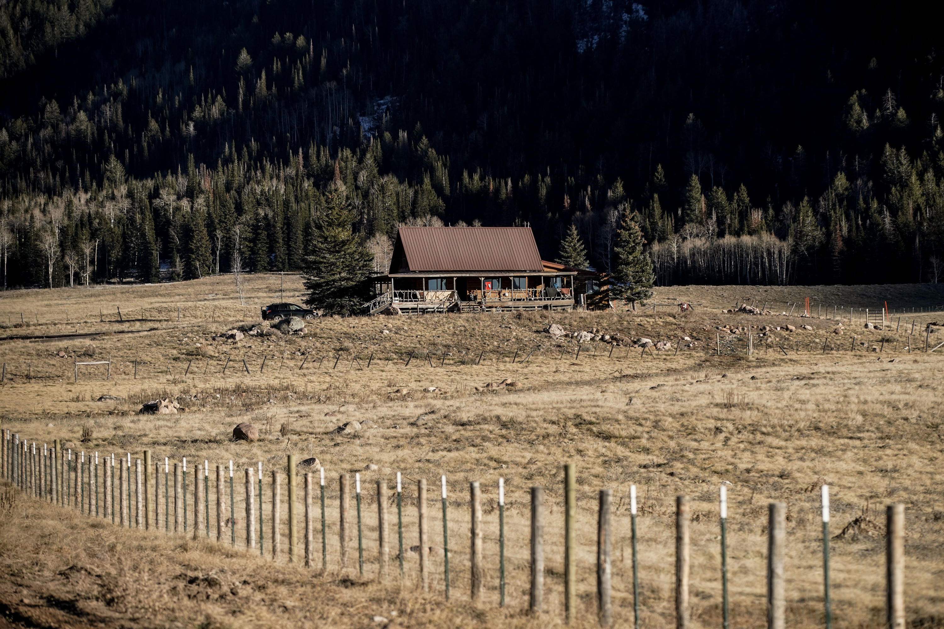 A cabin in Oakley, Summit County, that belonged to the “Yellowstone” fictional character Rip Wheeler, played by actor Cole Hauser, is pictured inside Thousands Peaks Ranch on Dec. 2, 2021. SB49 aims to raise the tax incentive cap for film productions in rural Utah, a move that would help stimulate the economies of these areas.