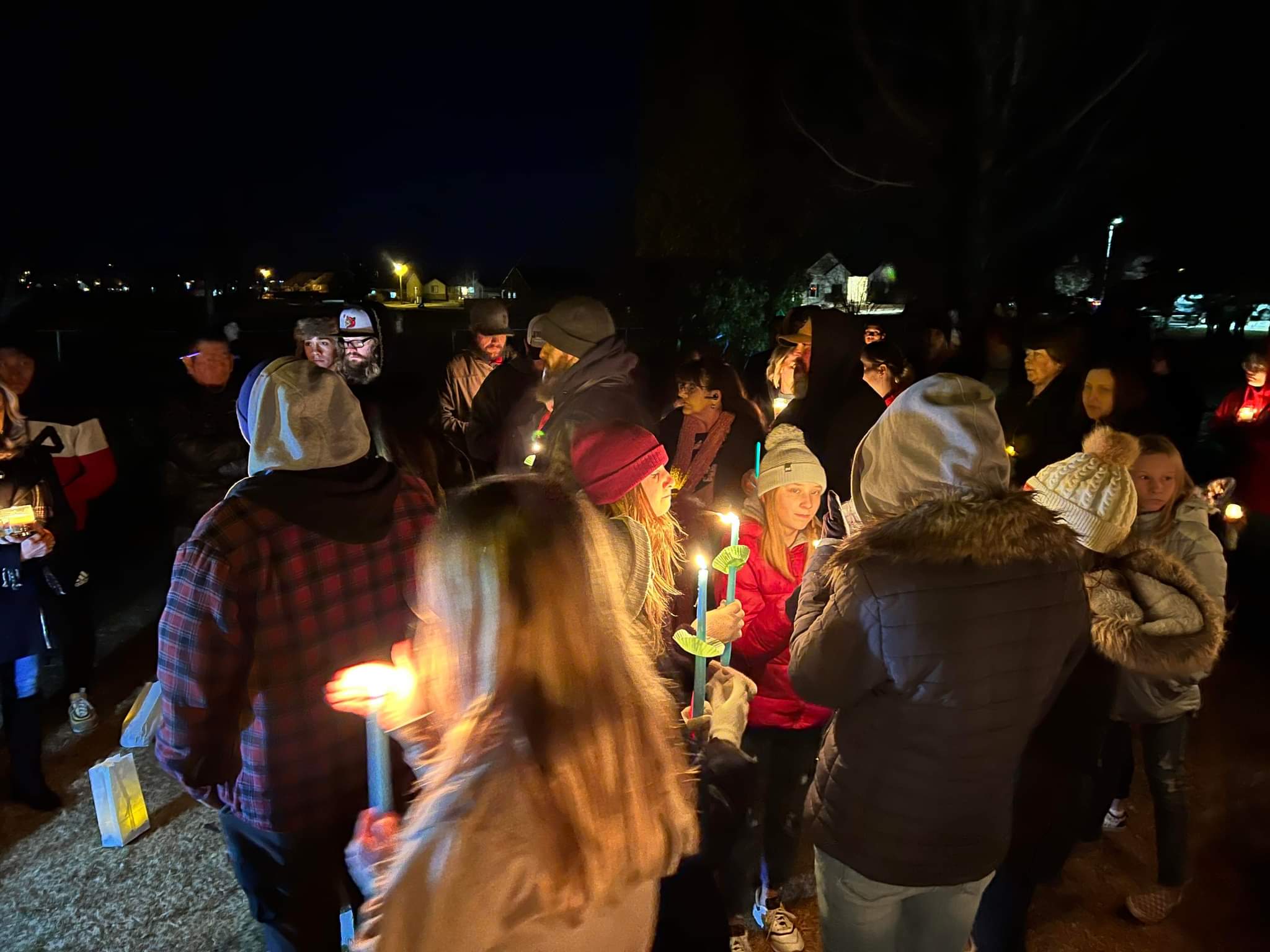 A vigil was held for missing 13-year-old Rylie Secrest at Constitution Park in Roosevelt on Wednesday. Police found Rylie in "good health" Thursday in a semitruck in Cheyenne, Wyoming.