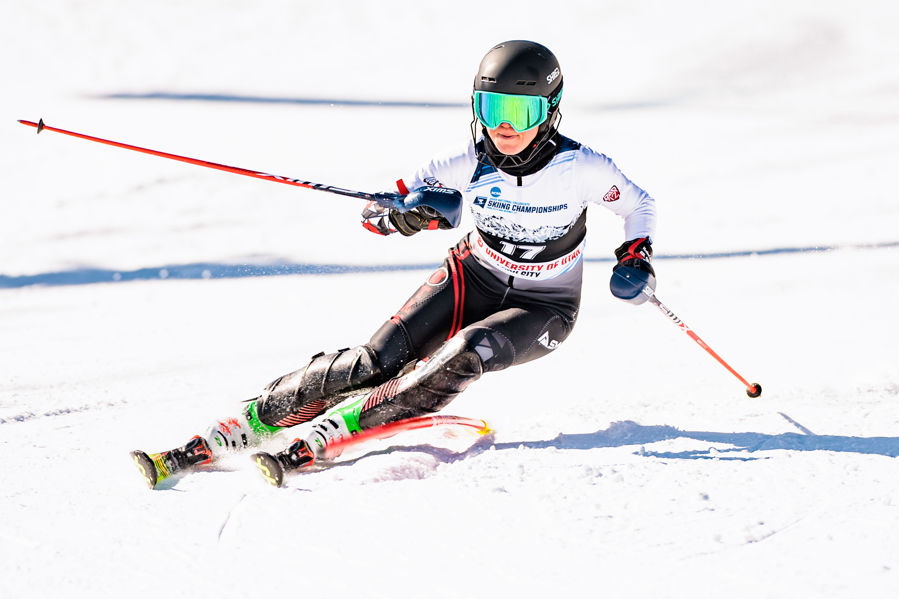 March 11, 2022, Salt Lake City, UT:
The University of Utah Utes Ski team competes in the Ski NCAA Championships in Park City, Utah on Friday, March 11, 2022.