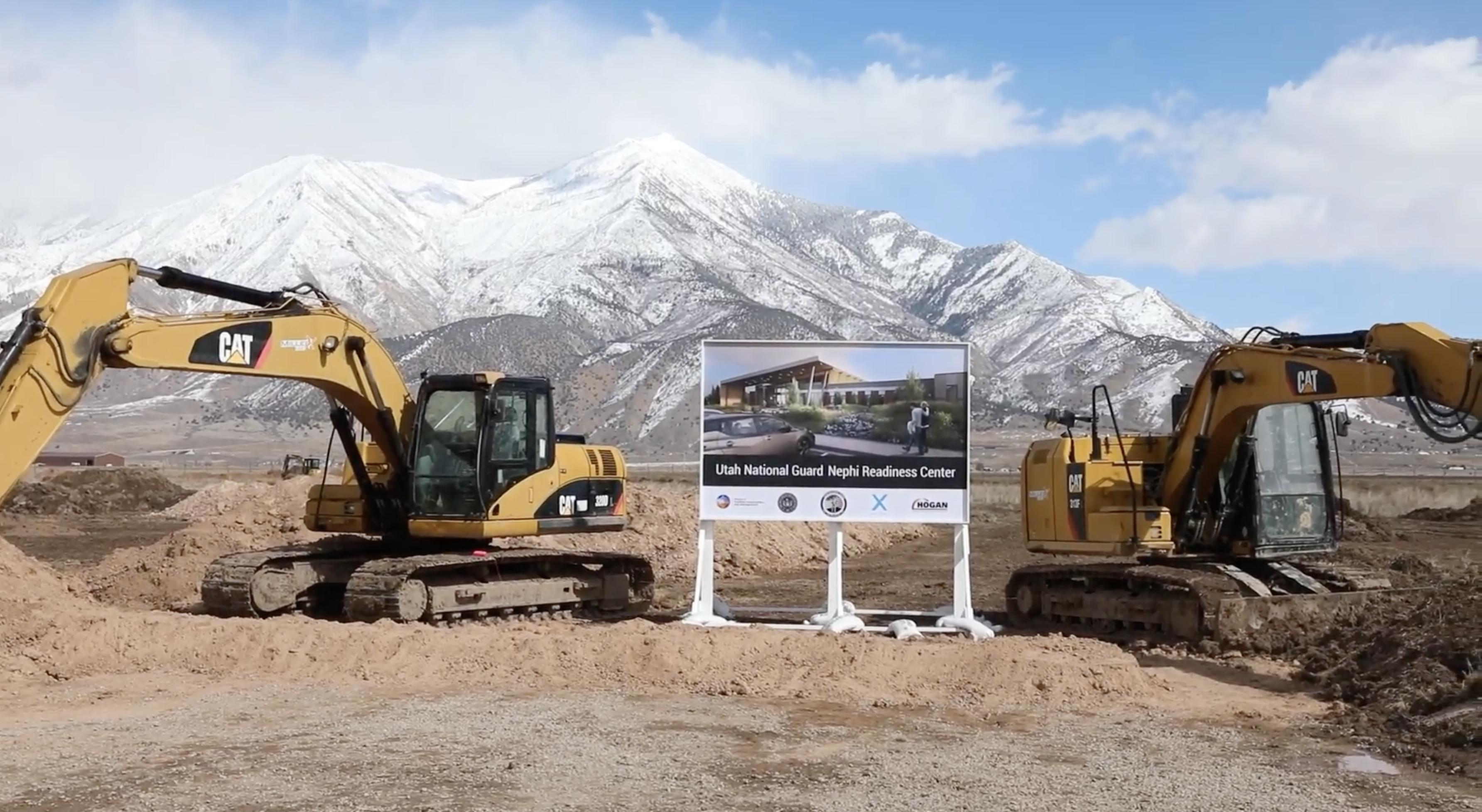 The Utah National Guard broke ground on the $26 million Nephi Readiness Center on March 10. The center will serve as an administrative, classroom, training, material storage and operations space for the guard's 1457th Engineer Battalion headquarters and its forward support company.