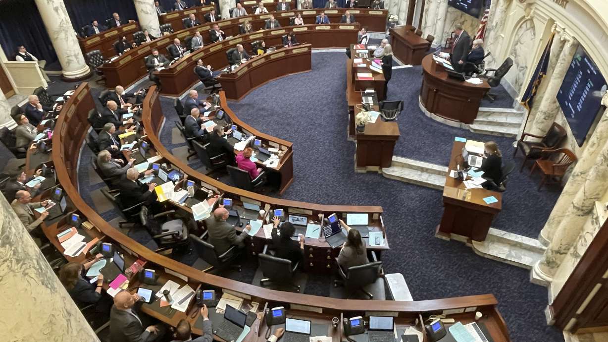 The Idaho House of Representatives voted to approve a Texas-styled bill banning abortions after six weeks of pregnancy by allowing potential family members to sue a doctor who performs one, on Monday at the Statehouse in Boise. The bill has already passed the Senate and now heads to Republican Gov. Brad Little's desk.