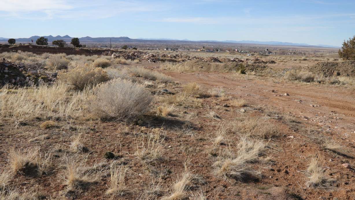 The Iron County Commission proposed this site for Iron County Jail, looking west toward I-15 and Automall Drive, Cedar City on Monday.