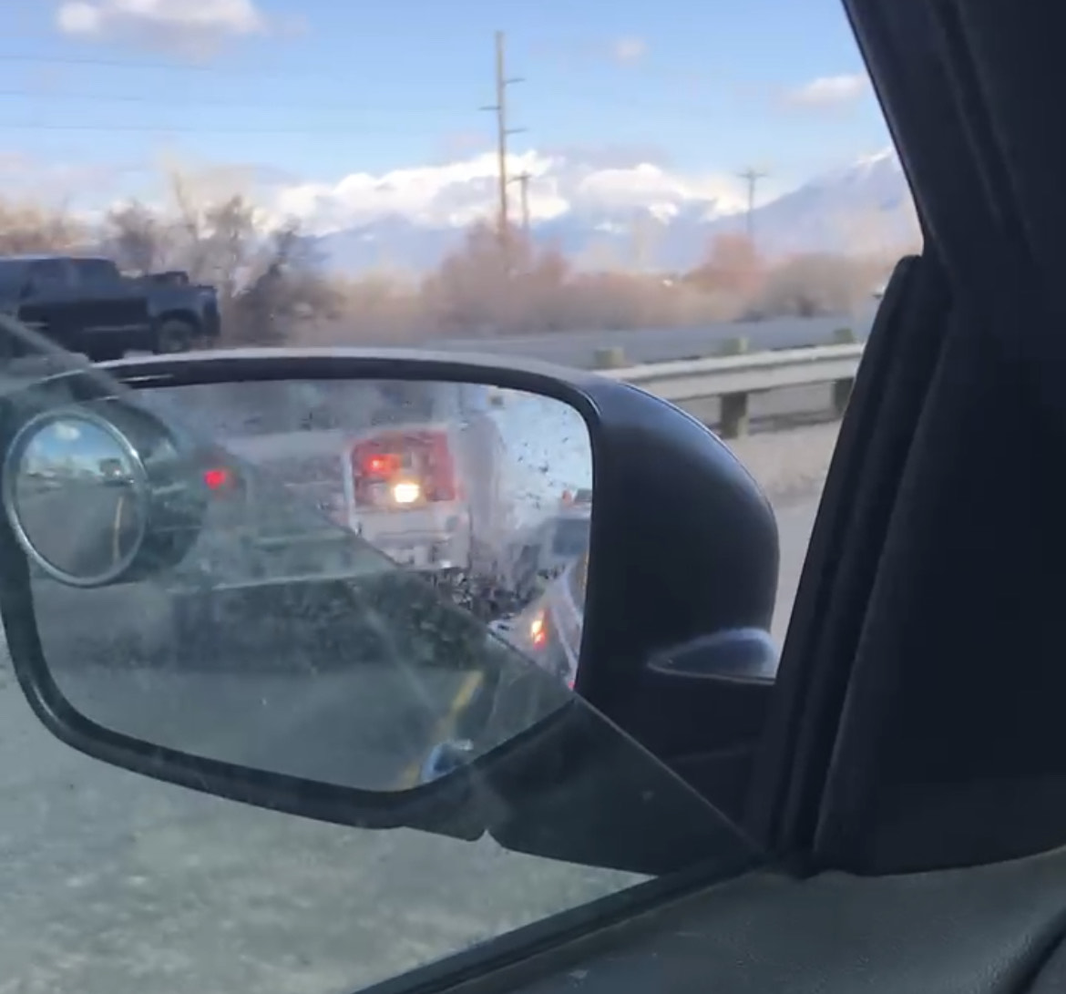 Video shows Spanish Fork fire truck hitting several cars on way to