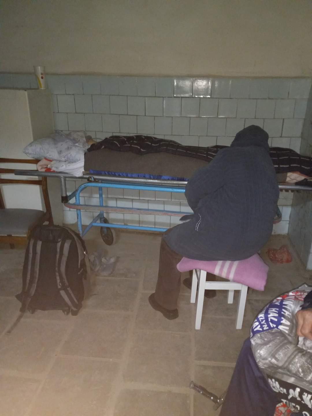 Jimmy Hill sits by partner Irina Teslenko's beside in a hospital in Chernihiv, Ukraine, in March 2022. Jimmy Hill, of Idaho, spent the last few weeks of his life in Ukraine doing what his sister, Katya Hill, said he did best: being a peacemaker and working to bring people together. The 68-year-old was killed by a Russian bomb just days ago, and his sister shared his story with reporters on Saturday.