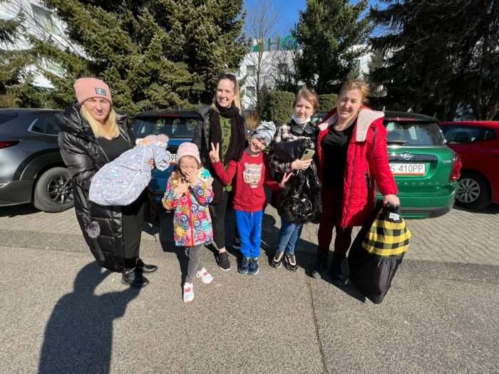 Anne-Marie Cales Lewis helped coordinate Elena and Anya's families' escapes from Ukraine.