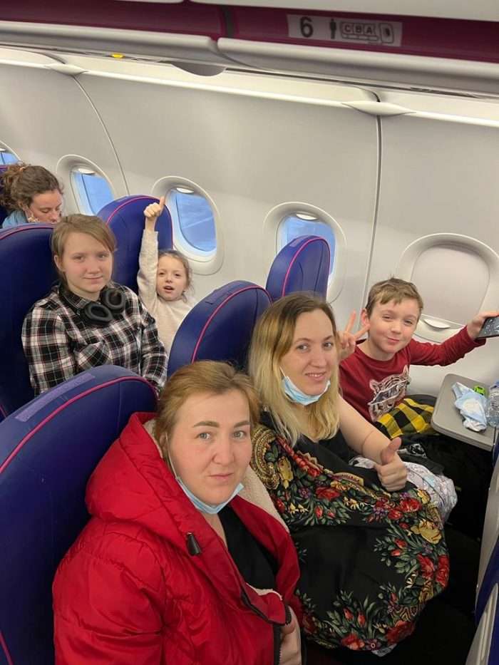 Anne-Marie Cales Lewis helped coordinate Elena and Anya's families' escapes from Ukraine.