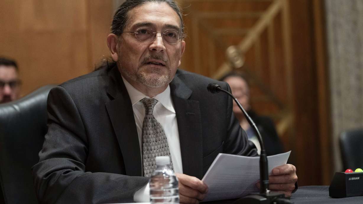 Census Bureau Director nominee Robert Santos, testifies before the Senate Homeland Security and Governmental Affairs committee July 15, 2021. Following problems with undercounting in the 2020 census, many are asking if it is time to rethink the census and other surveys that measure changes in the U.S. population.