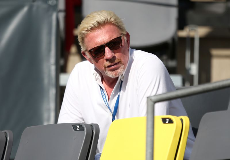 Tennis - ATP 500 - Hamburg European Open - Am Rothenbaum, Hamburg, Germany - September 22, 2020 Former tennis player Boris Becker in the stands during the first round
