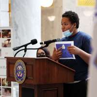 Waving the colors of a new design for the Utah state flag