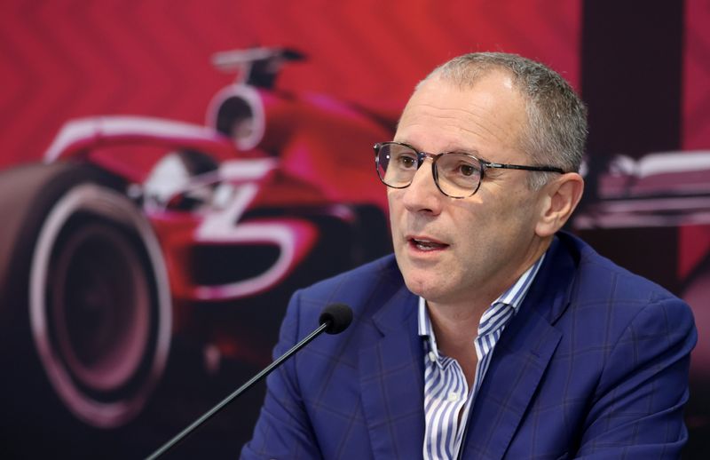 Formula One F1 - Formula One Press Conference - Losail International Circuit, Doha, Qatar - September 30, 2021 CEO of the Formula One Group, Stefano Domenicali during a press conference to announce that Qatar will host a Formula One Grand Prix for the first time on November 21