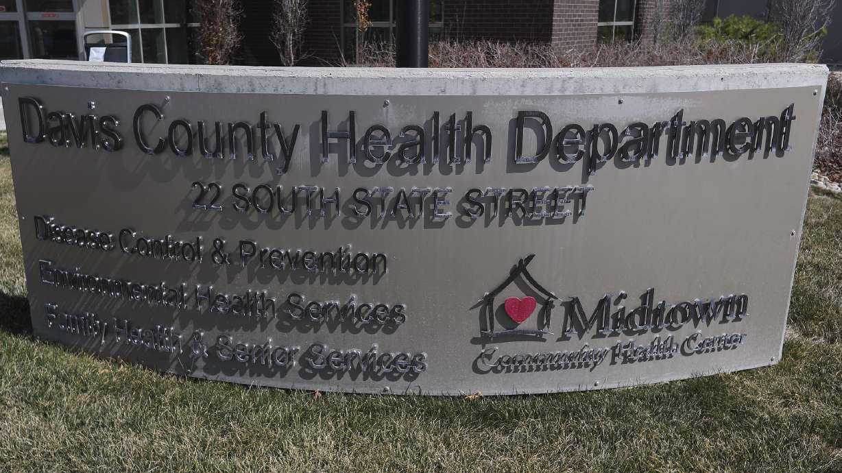 The Davis County Health Department in Clearfield on Friday, March 19. The department reported the county's first case of Measles on Monday.